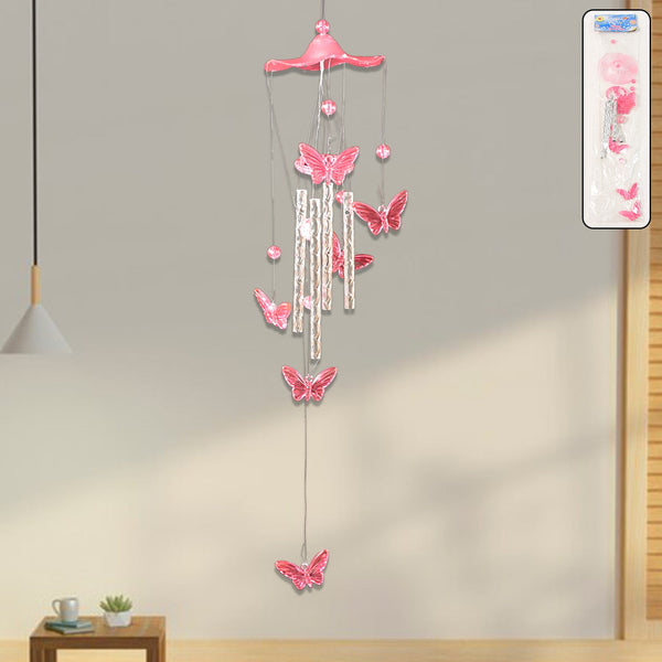 Butterfly Bell Wind Chimes Creative (1 Pc) - justgrabit.in | Just Grab It