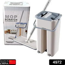 Scratch Cleaning MOP with 2 in 1 SELF Clean WASH Dry Hands Free Flat Mop - Justgrabit Inc.