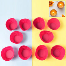 Silicone Cup Cake Mould (10 Pcs Set) - Justgrabit Inc.