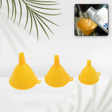 Multipurpose Funnel 3 Size Small , Medium & Big Plastic Funnel For kitchen and laboratory Use (3 Pc Set) - justgrabit.in | Just Grab It