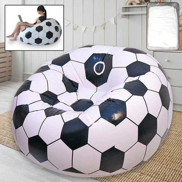 Foldable Cartoon Style Folding Chair Ball Chair Sofa for Adults Kids 110×80 cm - justgrabit.in | Just Grab It