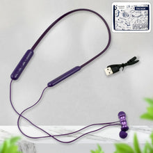 Bluetooth Headphone Neckband Sweat Resistant, Magnetic Earbuds (1 Pc) - justgrabit.in | Just Grab It