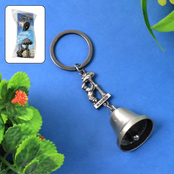 Metal Small Temple Bell Keychain, Motorcycle Bell Keychain (1 Pc / Mix Color) - Justgrabit Inc.