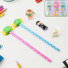 Fun Candy Design Pencil Set with Accessories (1 Set / Mix Design) - justgrabit.in | Just Grab It