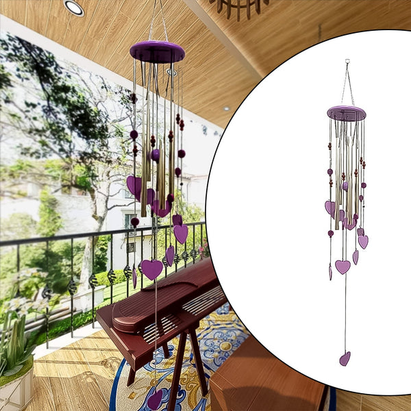 Smiley and Hearts Love Wind Chime (1 Pc) - justgrabit.in | Just Grab It