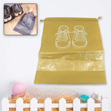 Beach Bag Shoes Storage Bag Closet Organizer Non - woven Travel Portable Bag Waterproof Pocket Clothing Classified Hanging Bag shoe bag luggage travel Portable Shoe Pouch Non Woven Transparent Window (1 Pc ) - Justgrabit Inc.