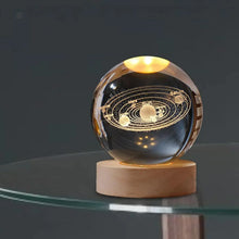 3D Astronomy Night Lamp Crystal Ball lamps With Base (1 Pc) - justgrabit.in | Just Grab It