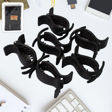 Big Hair Clips for Girls Kids Hair Accessories (6 Pcs Set / Black) - justgrabit.in | Just Grab It