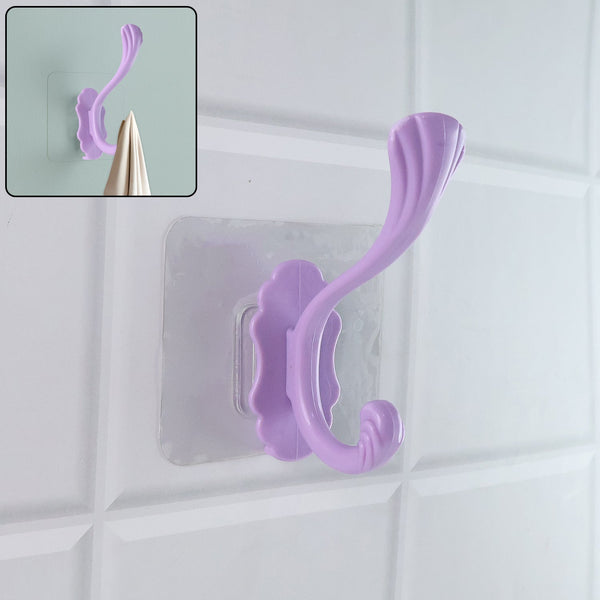 Self - Adhesive Heavy Duty Decorative Wall Hook (1 Pc) - justgrabit.in | Just Grab It