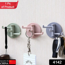 180° Rotating Punch - Free 3 - Hook Sticky Hook – 1 Pc - justgrabit.in | Just Grab It