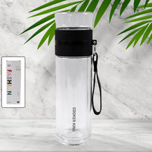 Outdoor Sport Glass Water Bottle With Steel Lid / 500 Ml Approx) - Justgrabit Inc.