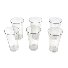 Stylish look Plastic Juicy Glass, Transparent Glasses Set 300ml (6pcs) - Justgrabit Inc.