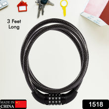 Heavy Duty Multi - Purpose Plastic combination Lock for Helmet & Multi Use - justgrabit.in | Just Grab It