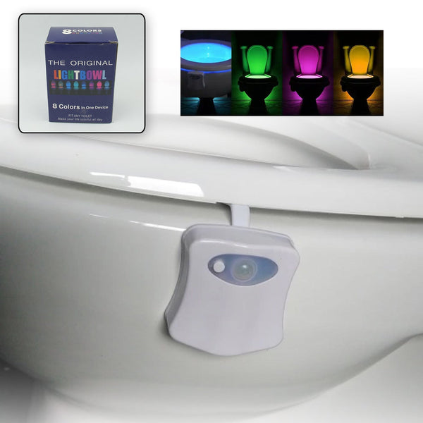 Toilet Light, LED Toilet Bowl Light Toilet Cover Lamp (1 Pc / Battery Not Included) - justgrabit.in | Just Grab It