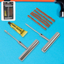 Tyre Repair Puncture Kit with 5 Rubber Strips (8 Pcs Set) - justgrabit.in | Just Grab It
