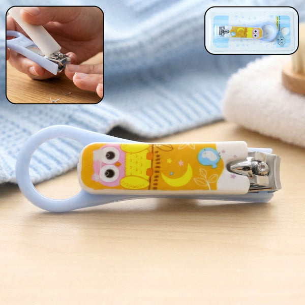 Cute Cartoon Owl Design Baby Nail Clipper (1 Pc) - justgrabit.in | Just Grab It