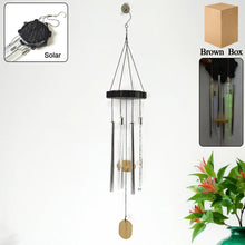 Solar LED Wind Chime with Tubes Soothing Sound & Colorful Glow (1 Set) - Justgrabit Inc.