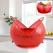 Plastic Revolving Multi Functional Rice, Vegetable Fruit Wash Basket Bowl - Justgrabit Inc.