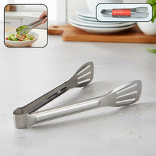 Stainless Steel Kitchen Serving Tongs (1 Pc) - justgrabit.in | Just Grab It