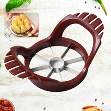stainless steel apple cut, apple slicer, fruit divider, core remover, separator - Justgrabit Inc.