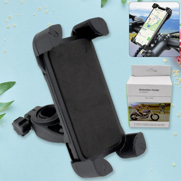360° Rotation Phone Mount Motorbike Phone Holder (1 Pc) - justgrabit.in | Just Grab It