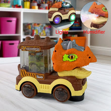 Dinosaur Car Toy with Humidifier Sound and Light (1 Pc) - Justgrabit Inc.