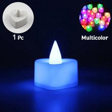 LED Tealights, Smokeless Plastic Decorative Candles, Diwali (Pack Of 1 / Multicolor) - justgrabit.in | Just Grab It