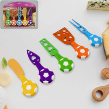 Football Soccer Cheese Knife Set (5 Pcs Set) - justgrabit.in | Just Grab It