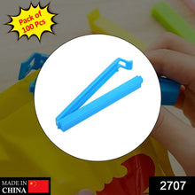 100 Pc Food Sealing Clip used in all kinds of household and official kitchen places for sealing and covering packed food stuff and items. - Justgrabit Inc.