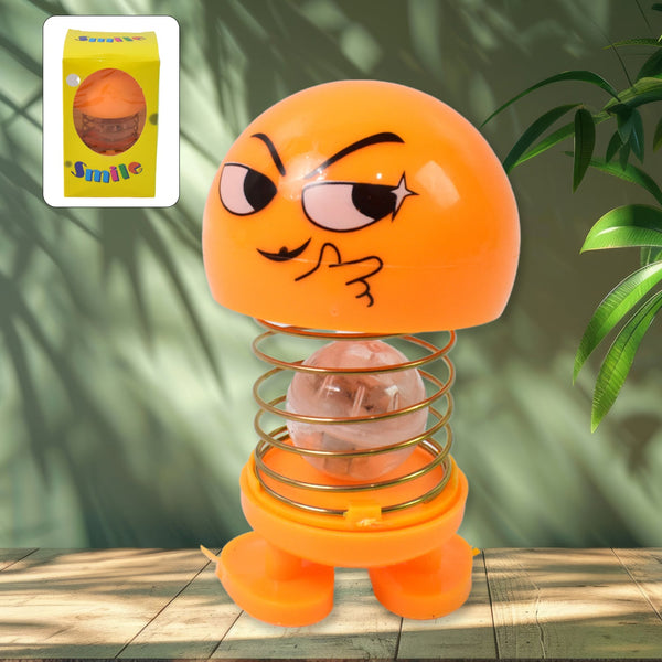 Cartoon Face, Spring Doll Dance Toy (1 Pc / With Color Box) - justgrabit.in | Just Grab It