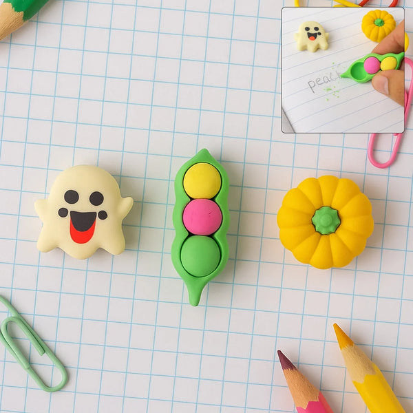 Cute Cartoon Eraser - (1 Pc / Mix Design) - justgrabit.in | Just Grab It