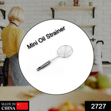 Mini Oil Strainer To Get Perfect Fried Food Stuffs Easily Without Any Problem And Damage. - Justgrabit Inc.