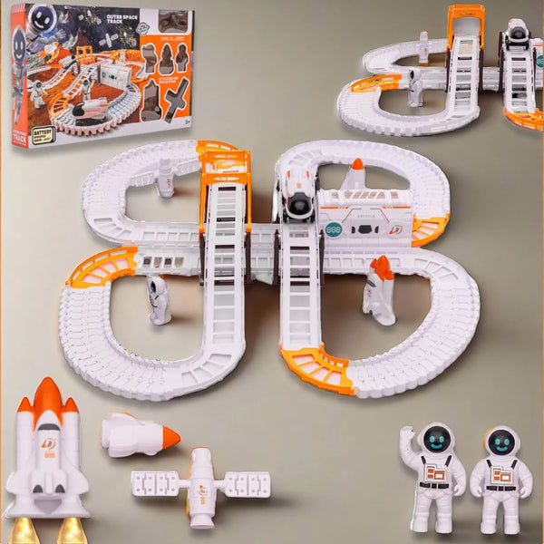 Outer Space Race Track Set for Kids Toys (1 Set) - justgrabit.in | Just Grab It