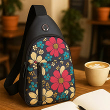 Waterproof Waist Bag, Shoulder Bags USB Charging Earphone Hook Sling Travel Bag (1 Pc / Mix Color) - Justgrabit Inc.