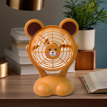 Cartoon Shape Mini Fan USB Powered & Battery Operated (Battery Not Include / 1 Pc) - justgrabit.in | Just Grab It
