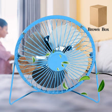 USB Table Desk Personal Metal Electronic Fan, Compatible with Computers, Laptops, Student Dormitory, Suitable For Office, School Use (1 Pc) - Justgrabit Inc.