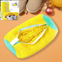 Shoe Washing Machine Bag with Microfiber Chenille Lining & Zipper (1 Pc) - justgrabit.in | Just Grab It