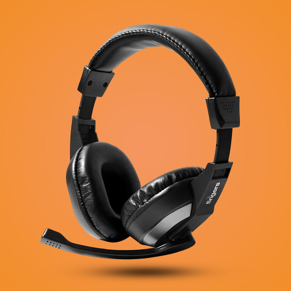 Wired Headset with Adjustable Headband & Noise - Isolating Mic Set - justgrabit.in | Just Grab It