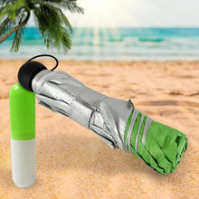3 Fold Sun Protective Solid Foldable Outdoor Umbrella, Portable Sun, UV Protection Lightweight Rain Umbrella With Umbrella Case For Girls, Women, Men, Boys - Justgrabit Inc.