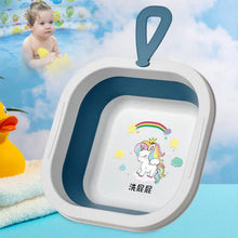 Space - Saving Foldable Baby Wash Basin, Lightweight & Easy to Clean for Home (28×28 Cm) - Justgrabit Inc.