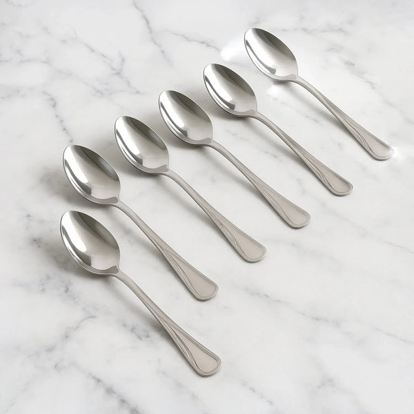 Supermom Stainless Steel Dining Spoons (6 Pc / Set) - justgrabit.in | Just Grab It