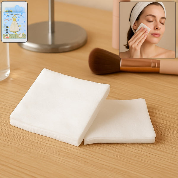 Cotton Makeup Remover Pads for Women Girls (Pack of 40) - justgrabit.in | Just Grab It