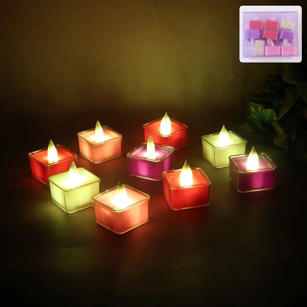 LED Flameless Decorative Tealight Candles - (9 Pc / Set) - justgrabit.in | Just Grab It