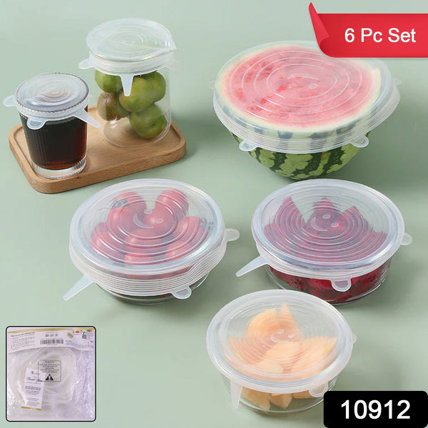 Reusable Stretchable Food Cover Set (6 Pc) - justgrabit.in | Just Grab It