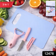 3 in 1 Multipurpose Kitchen Fruit & Vegetable Cutting Board Set - justgrabit.in | Just Grab It