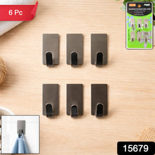 Self Adhesive Wall Hooks Set (Pack Of 6) - justgrabit.in | Just Grab It