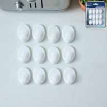 Strong Self Adhesive Wall Hooks Set (12 Pc) - justgrabit.in | Just Grab It