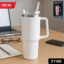 Premium Stainless Steel Vacuum Insulated Travel Mug Tumbler (890ML / 1 Pc / Mix Color) - justgrabit.in | Just Grab It