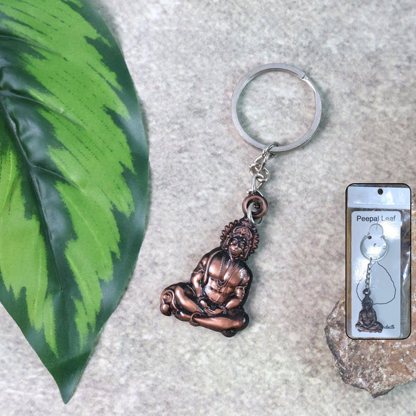 Lord Hanuman Sitting Pose Keychain (1 Pc) - justgrabit.in | Just Grab It