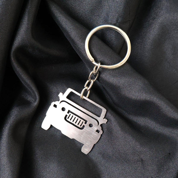 Stylish Metal Jeep Shape Keychain (1 Pc) - Justgrabit Inc.